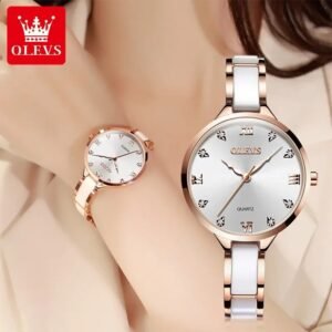 Olevs 5872BLGL Ladies’ Quartz Stainless Steel Watch